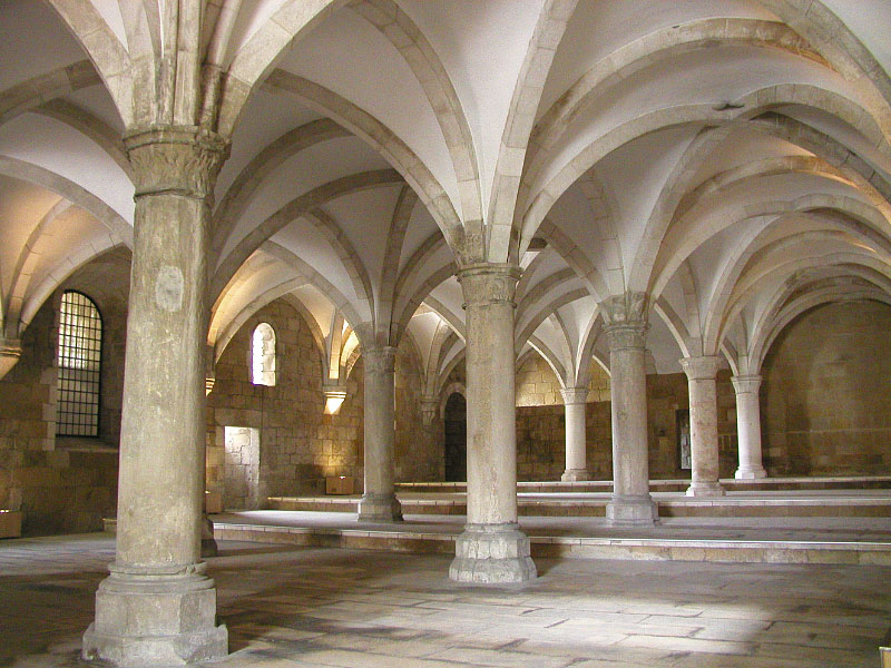 Monasterio de Alcobaça: sala del capítulo