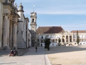 University of Coimbra: Schools´ Yard: Picture
