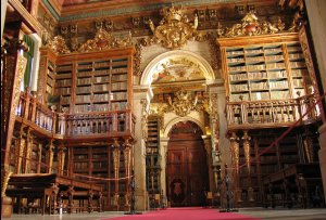 Universidade de Coimbra: Biblioteca Joanina: Foto