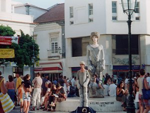 Statue to king Sebastião: Picture