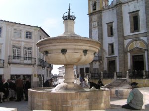 Fontaine de la Praça do Giraldo: Photo